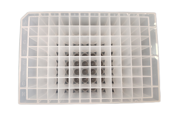 Cell processing and staining plate